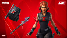 Fortnite 复仇者联盟：终局之战黑寡妇皮肤获得扩展